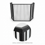 Child Guard for Inbuilt Woodheaters — detail close-up