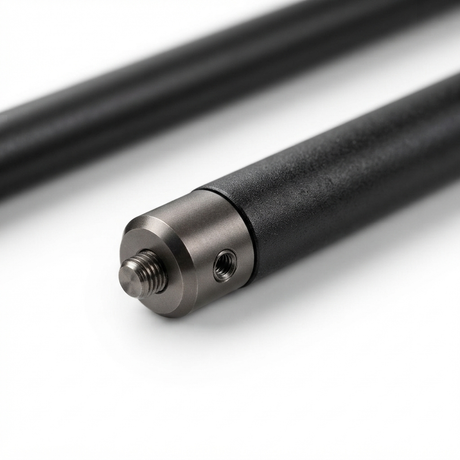 2pc Extension Mount Poles 1200mm - Black — detail close-up