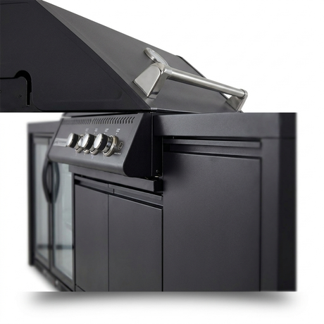 Crossray Xplor Bas BBQ Outdoor Kitchen GD4KB-06 - Black — detail close-up