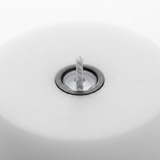 UYUNI Lighting Nordic White Maxi Tealight 6.1 x 2.2cm — detail close-up