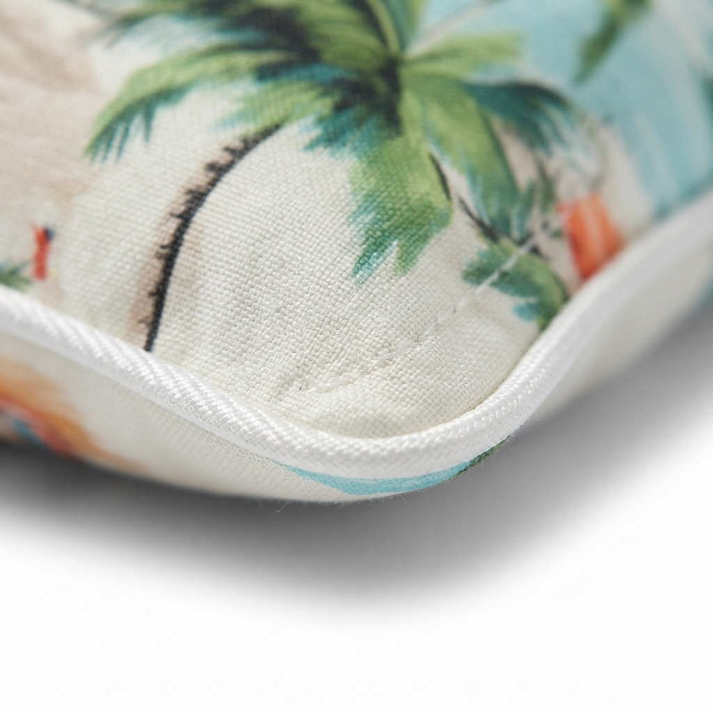 Sandy Shore 45x45 Outdoor Cushion — detail close-up
