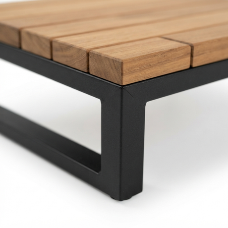 Barbados Teak Coffee Table — detail close-up