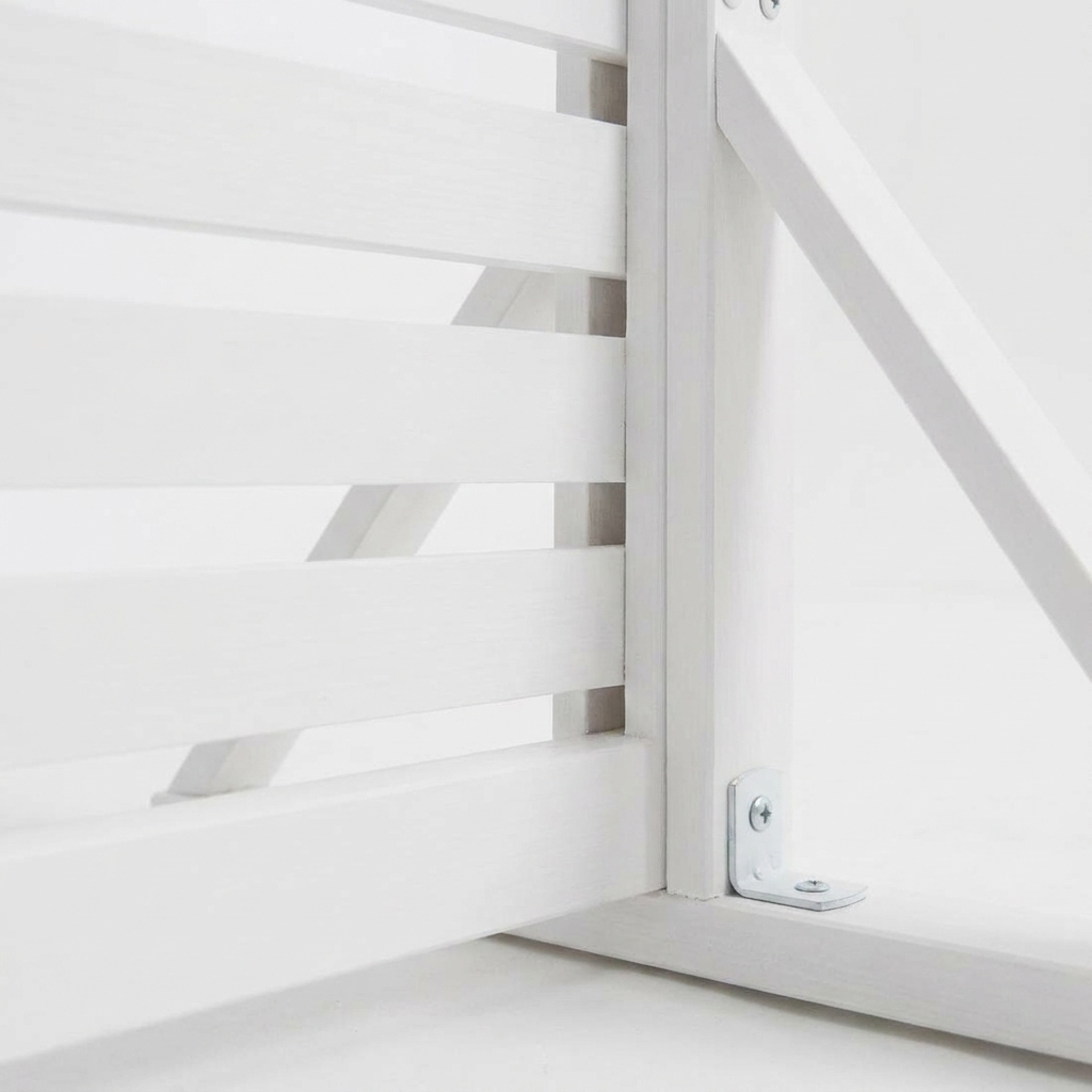 Privacy Screen 180cm x 183cm - White — detail close-up