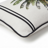 Bahama Palm - Indoor Cushion (30 x 50) — detail close-up