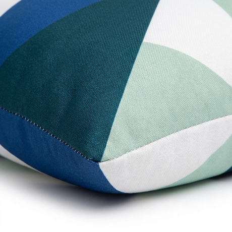 Abstract Outdoor Cushion 45x45cm — detail close-up