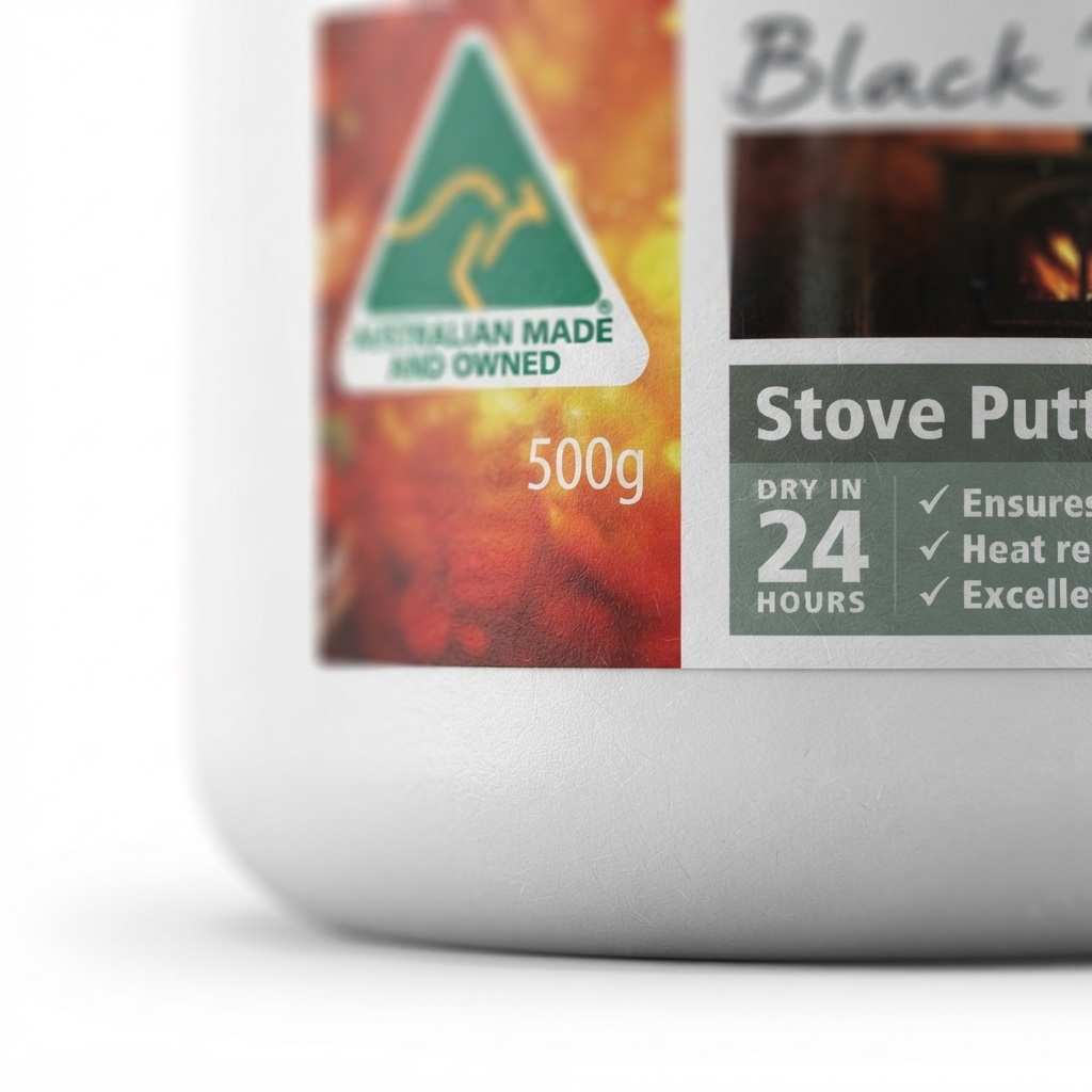 Stove Putty — detail close-up