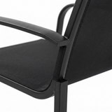 Pandora Black Sling Chair — detail close-up