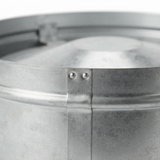 Wind hats - anti down draught top hat — detail close-up