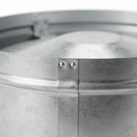 Wind hats - anti down draught top hat — detail close-up