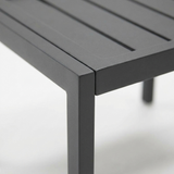 Eaglemont Side Table - Gunmetal — detail close-up