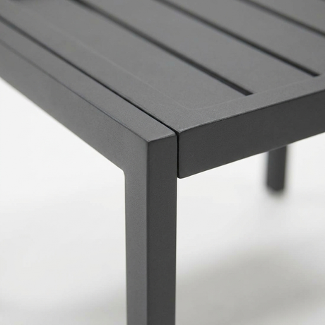 Eaglemont Side Table - Gunmetal — detail close-up