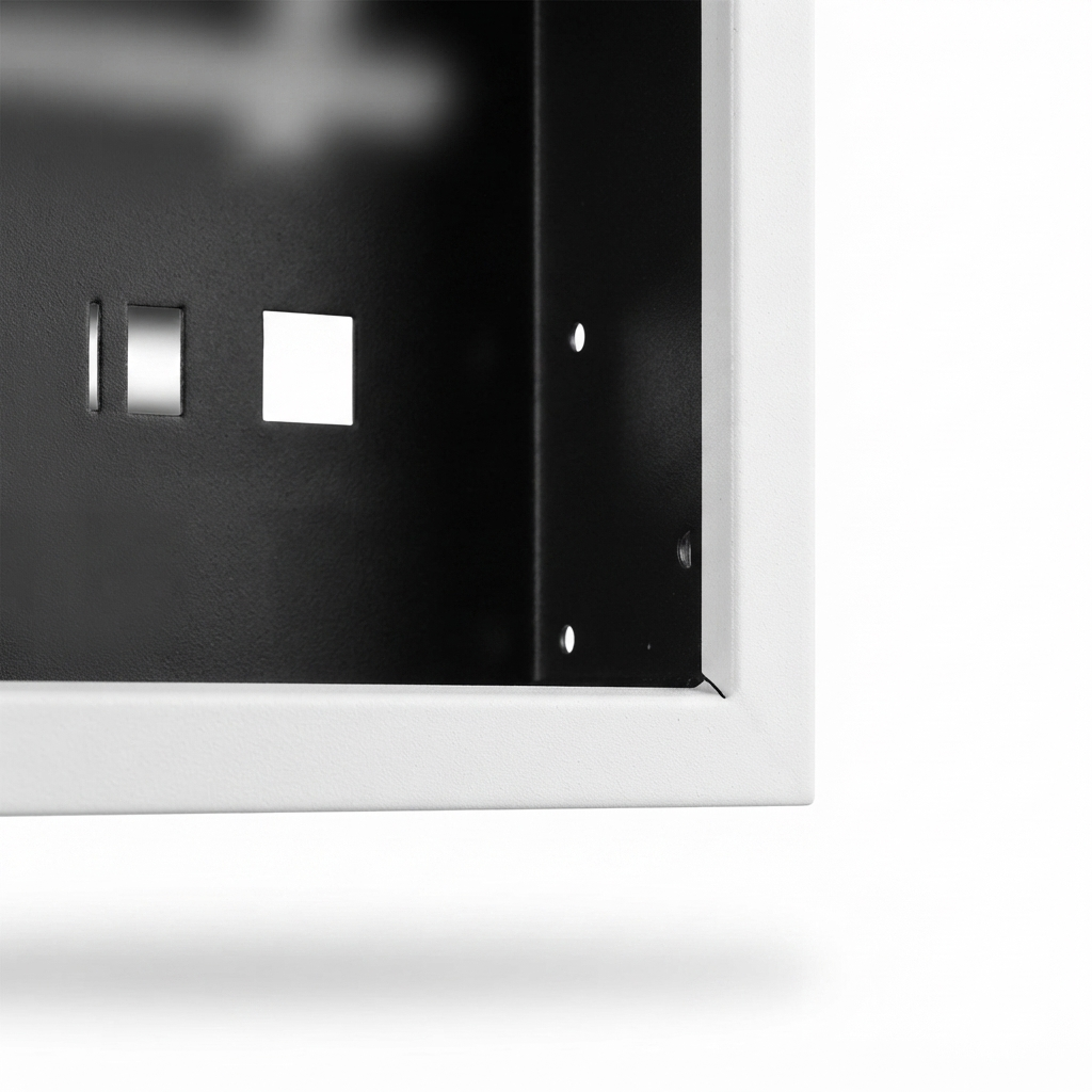 Flush Mount Enclosure for Intense 2200W - White — detail close-up