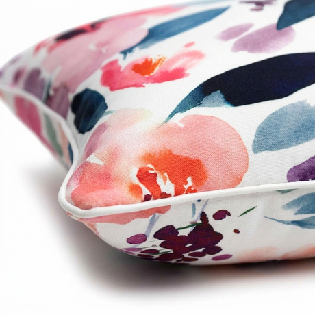 Watercolour Outdoor Cushion 45x45cm — detail close-up