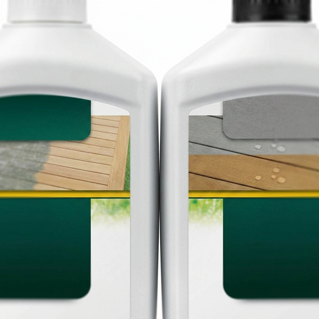 Golden Care Teak Cleaner and Teak Shield Pack — detail close-up