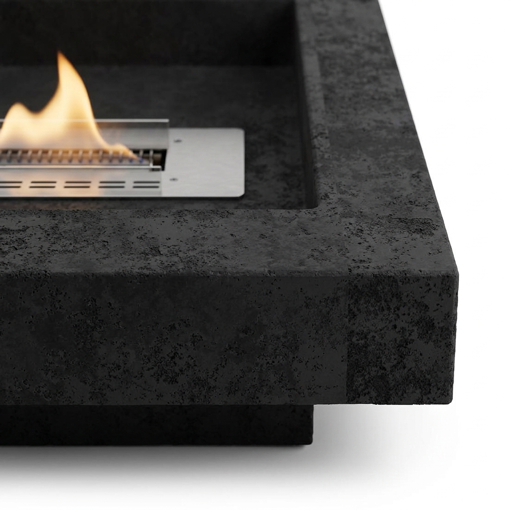 Tenderflame Aria Black — detail close-up