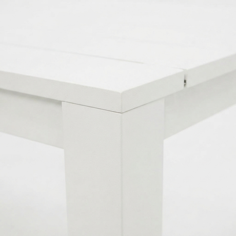 Dallas 180cm Dining Table - White — detail close-up