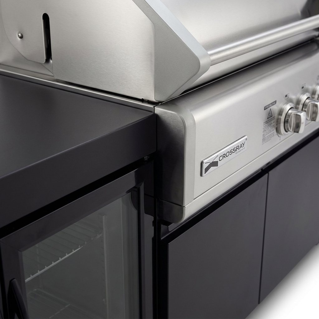 Crossray Gas BBQ Outdoor Kitchen TC4K-22 — detail close-up