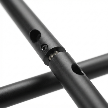 2pc Extension Mount Poles 900mm - Black — detail close-up