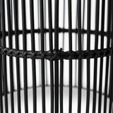 Toby Cylinder Lantern Black Large — detail close-up