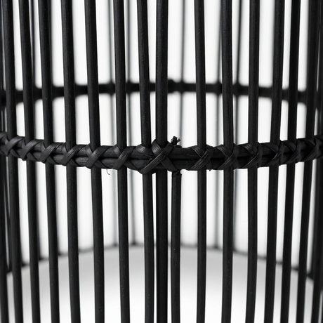 Toby Cylinder Lantern Black Large — detail close-up