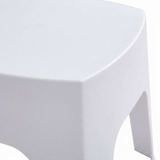 Varsity Side Table - Cold Grey — detail close-up
