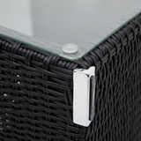 Amani Side Table - Black — detail close-up