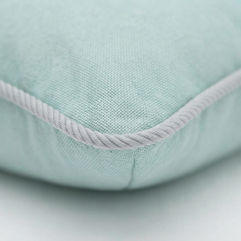 Opal Blue Outdoor Cushion 45cm — detail close-up