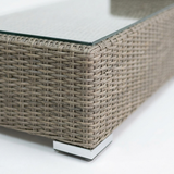 Amani Centre Table - Driftwood — detail close-up