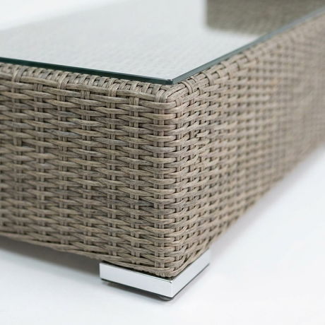 Amani Centre Table - Driftwood — detail close-up