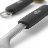 3 Piece Stainless Steel BBQ Toolset — detail close-up
