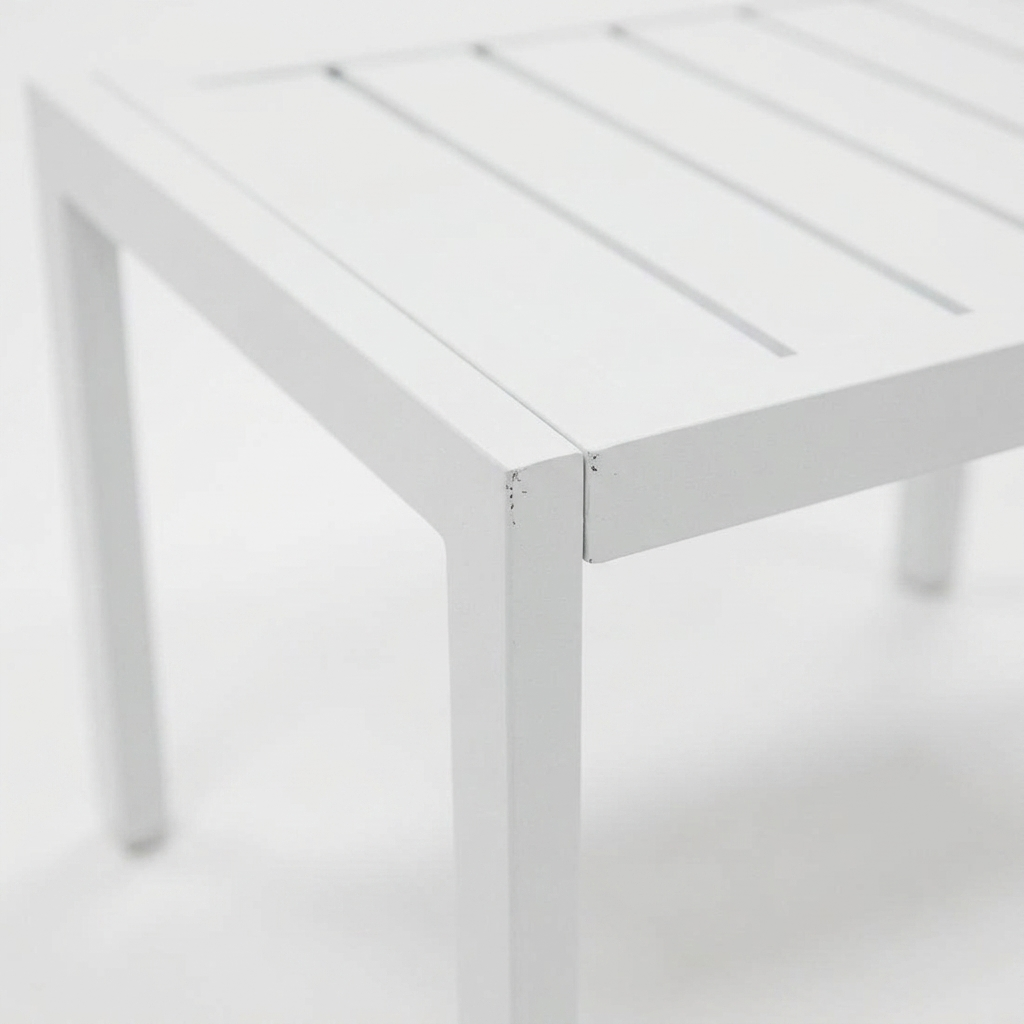 Eaglemont Side Table - White — detail close-up