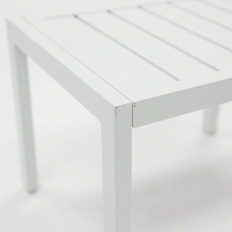 Eaglemont Side Table - White — detail close-up