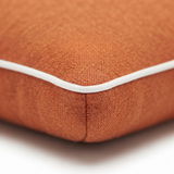 Orange Rust Outdoor Cushion 45cm — detail close-up