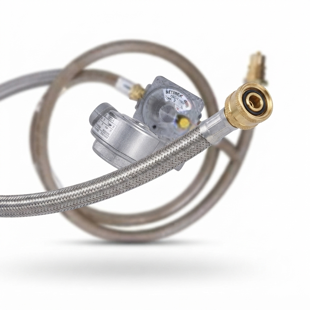 Gas Hoses and Converters — detail close-up