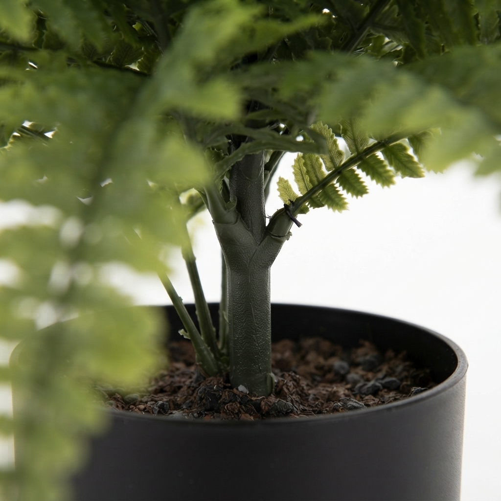 Boston Fern - Artificial Plant (80cm) — detail close-up