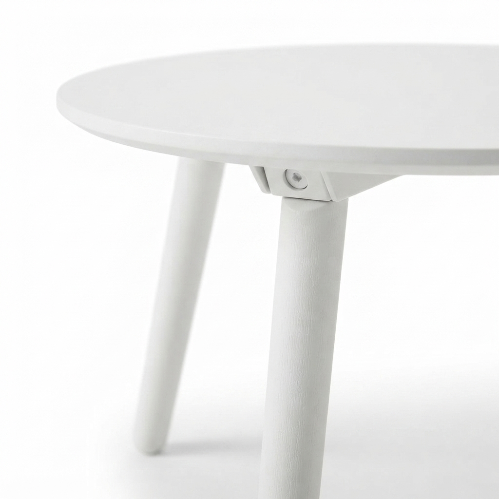 Syros Side Table - White — detail close-up