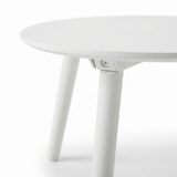Syros Side Table - White — detail close-up