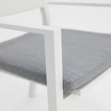 Dallas Dining Chair - White — detail close-up