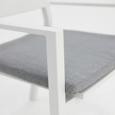 Dallas Dining Chair - White — detail close-up
