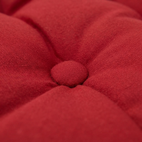 Kakadu Cushion Red — detail close-up