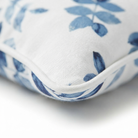 Blue Rhode 45x45 Outdoor Cushion — detail close-up