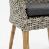 Faro Dining Chair - Kobo Grey — detail close-up