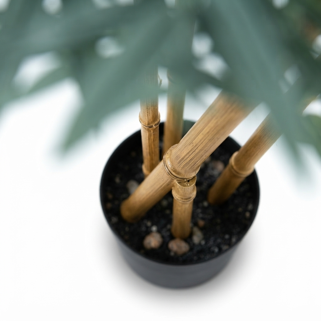 Giant Bamboo Tree - Artificial Plant (240cm) — detail close-up
