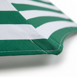 Replacement Canopy for 2m Aluminium Umbrella - Green and White Stripe — detail close-up