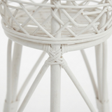 Amiri Rattan Planter Stand - Large — detail close-up