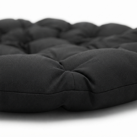 Kakadu Cushion Black — detail close-up