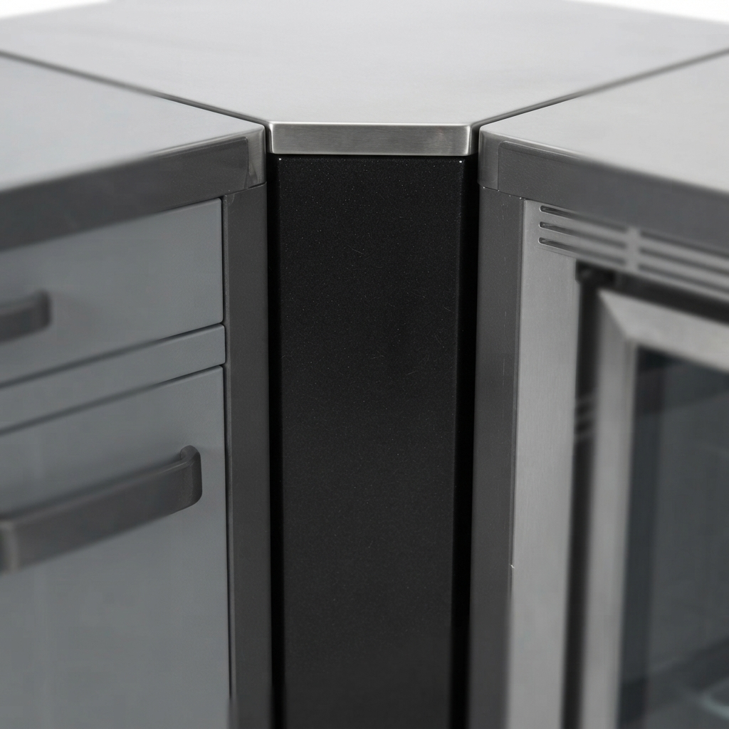 Coleman Revolution Corner Unit - Charcoal Glimmer — detail close-up