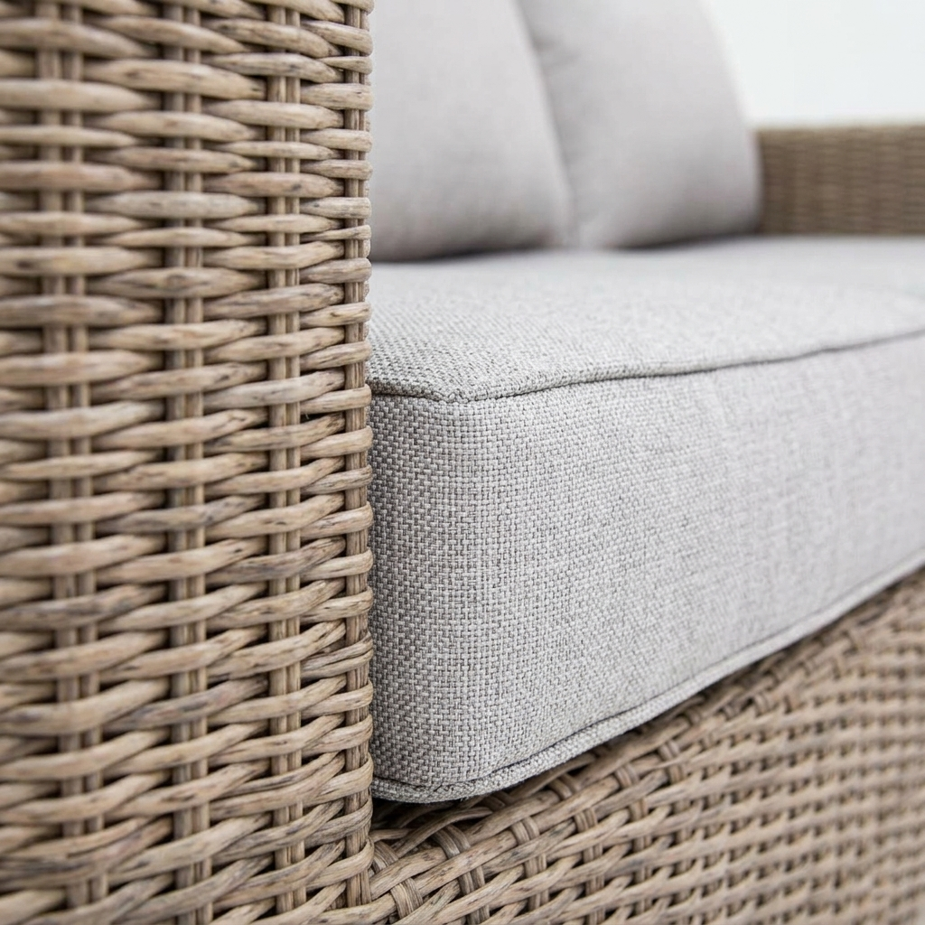 Banksia 3 Seat Sofa - Driftwood Stone — detail close-up