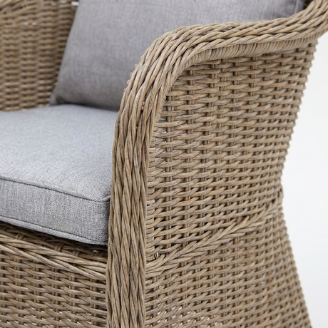 Sable 3pc Balcony Set - Driftwood Stone — detail close-up