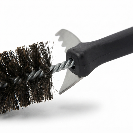Coleman Palmyra Twisted Bristle Brush — detail close-up